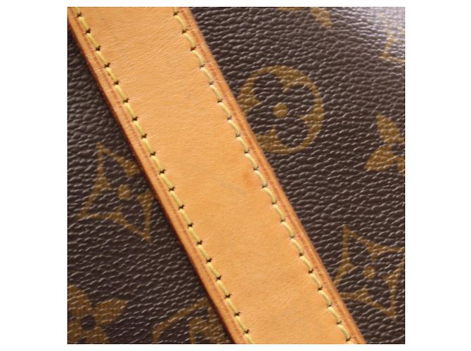 Borsa Boston Louis Vuitton Keepall 45 Monogram Marrone - vista 9