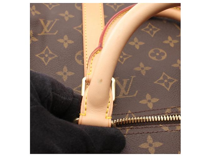Borsa Boston Louis Vuitton Keepall 50 Marrone - vista 8