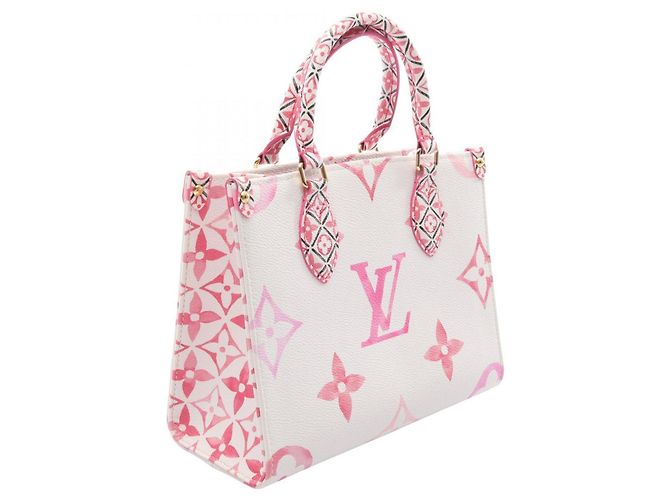 Borsa Louis Vuitton OnTheGo PM Bianco - vista 2