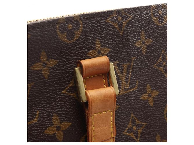 Louis Vuitton Cabas Piano Monogram Schultertasche Braun - Ansicht 12