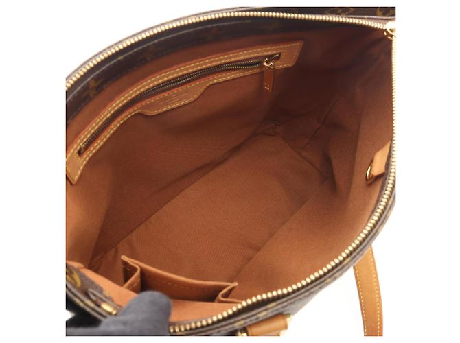 Louis Vuitton Cabas Piano Monogram Schultertasche Braun - Ansicht 3