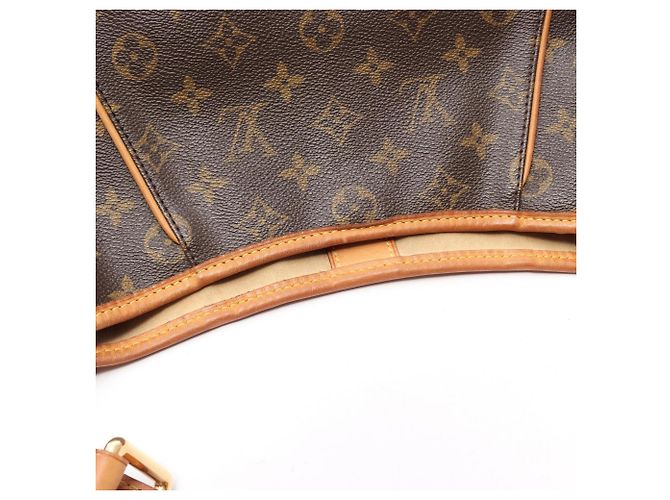 Borsa a tracolla Louis Vuitton Galliera GM Monogram Marrone - vista 11