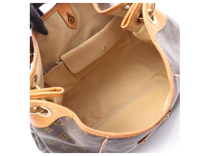 Borsa a tracolla Louis Vuitton Galliera GM Monogram Marrone - vista 3