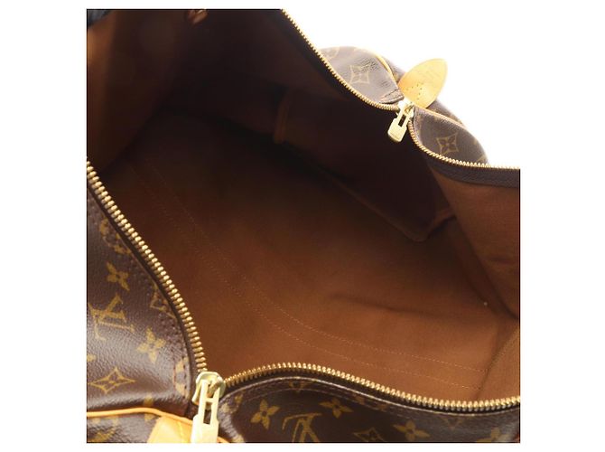Borsa Boston Louis Vuitton Keepall 50 Marrone - vista 3