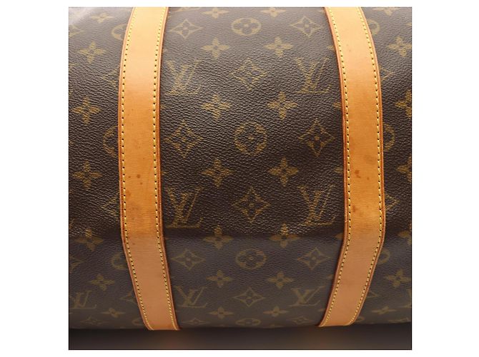 Borsa Boston Louis Vuitton Keepall 50 Marrone - vista 7