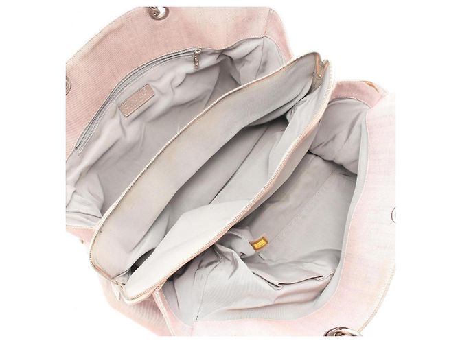 Borsa Tote Chanel Coco Mark Rosa - vista 3