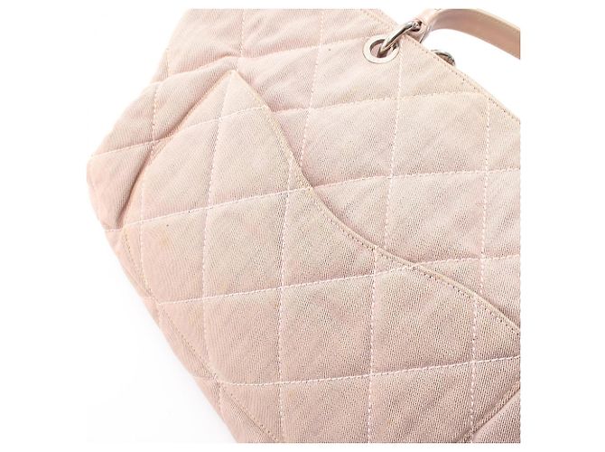 Borsa Tote Chanel Coco Mark Rosa - vista 6