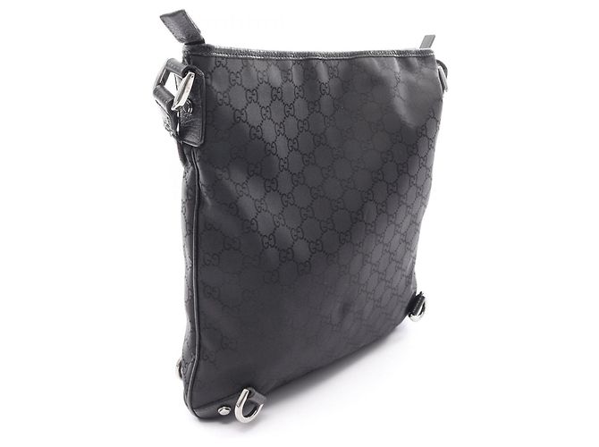 Gucci GG Pattern Abbey Schultertasche Schwarz - Ansicht 2