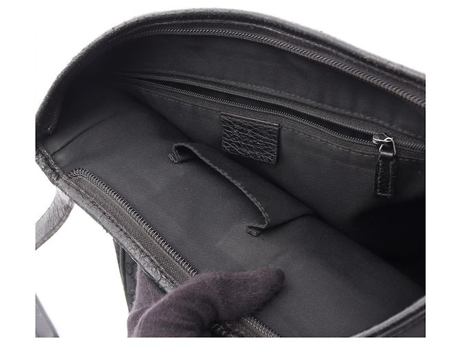Gucci GG Pattern Abbey Schultertasche Schwarz - Ansicht 6