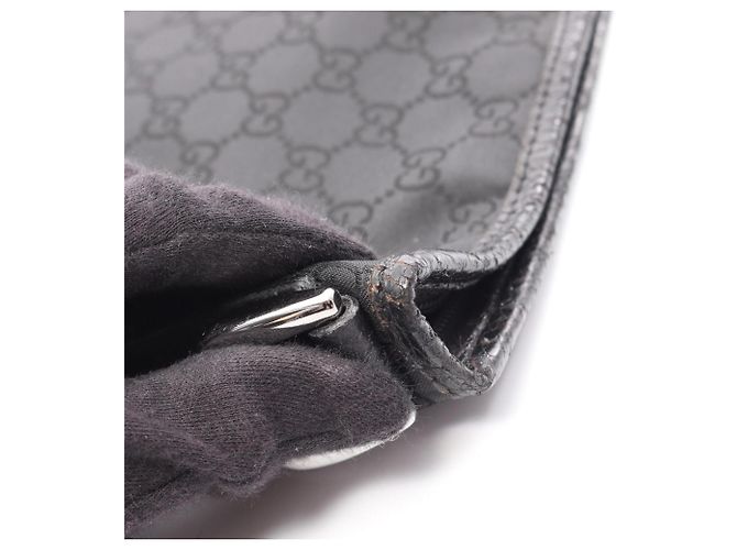 Gucci GG Pattern Abbey Schultertasche Schwarz - Ansicht 7