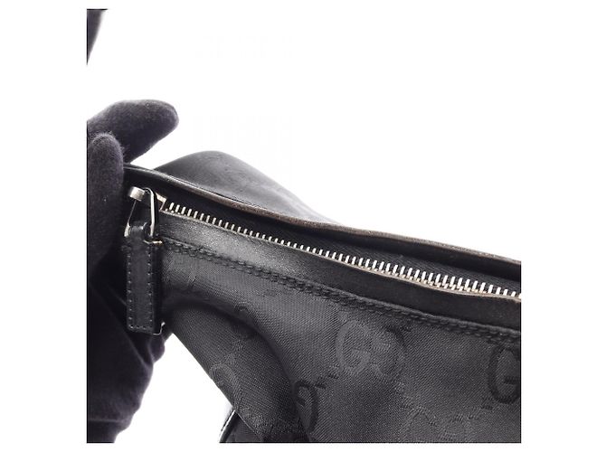 Gucci GG Pattern Schultertasche Schwarz - Ansicht 5