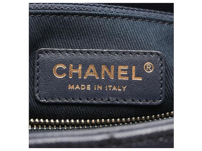 Borsa Chanel Coco Handle 29 Top Flap Blu navy - vista 4