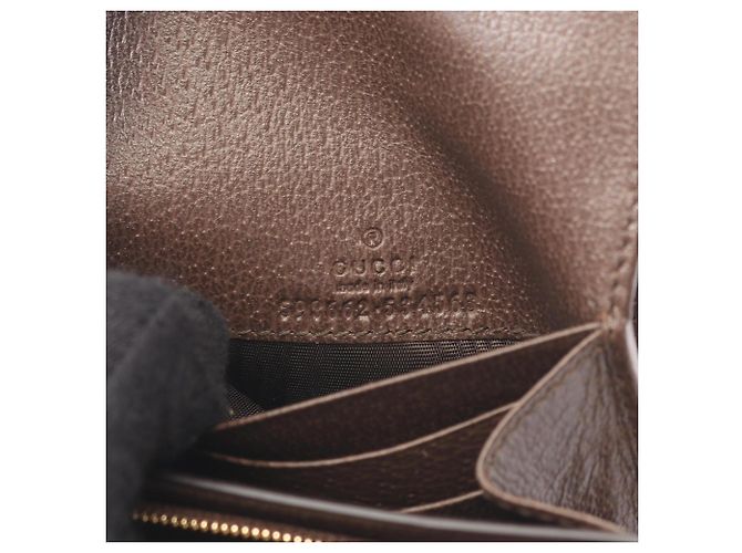 Cartera Bi-fold Ophidia GG Supreme Gucci Castaño Beige - vista 4