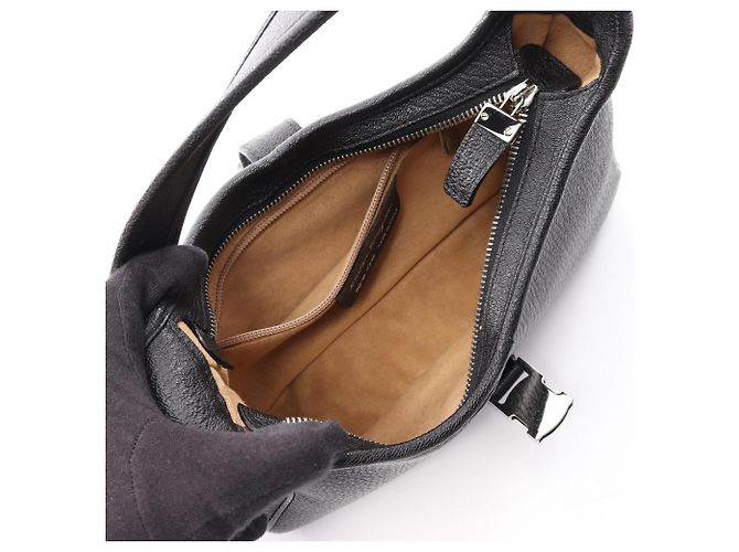 Borsa a mano in pelle nera Salvatore Ferragamo Nero - vista 3