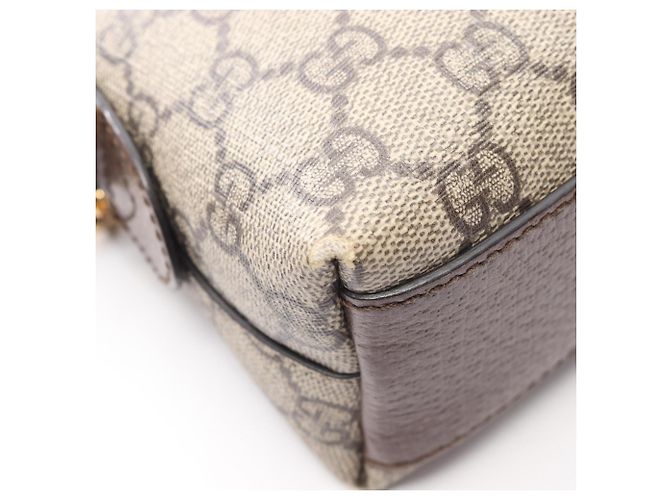 Borsa a Spalla Gucci Ophidia GG Supreme Multicolore Beige - vista 10