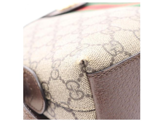 Borsa a Spalla Gucci Ophidia GG Supreme Multicolore Beige - vista 12