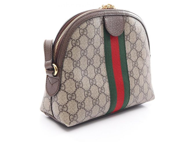 Borsa a Spalla Gucci Ophidia GG Supreme Multicolore Beige - vista 2
