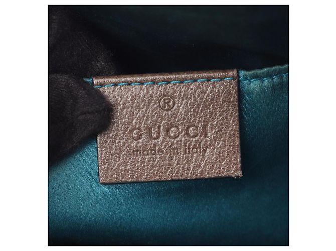 Borsa a Spalla Gucci Ophidia GG Supreme Multicolore Beige - vista 4