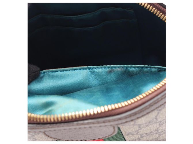 Borsa a Spalla Gucci Ophidia GG Supreme Multicolore Beige - vista 6