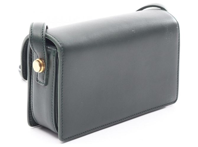 Borsa a Spalla Yves Saint Laurent Classic Loulou Verde - vista 2