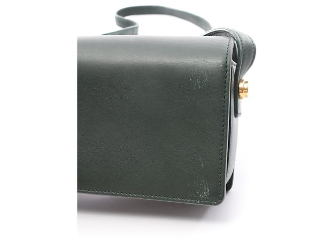Borsa a Spalla Yves Saint Laurent Classic Loulou Verde - vista 8