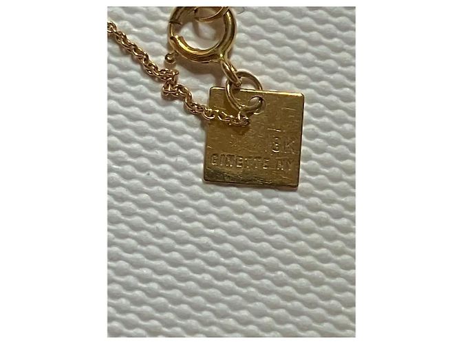 Ginette NY Collana Baguette on Chain in oro giallo 18K D'oro - vista 4