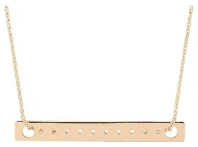 Ginette NY Collana Baguette on Chain in oro giallo 18K D'oro - vista 9