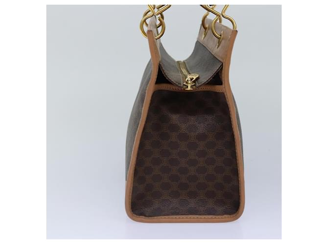 Céline Celine Vintage Macadam Canvas and Leather Braun - Ansicht 3