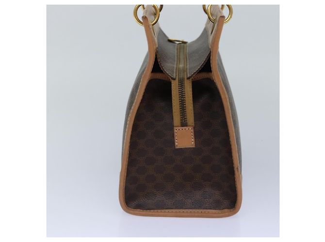 Céline Celine Vintage Macadam Canvas and Leather Braun - Ansicht 4