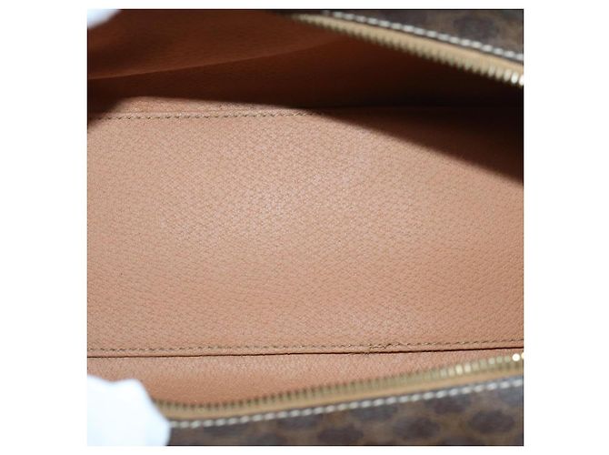 Céline Celine Vintage Macadam Canvas and Leather Braun - Ansicht 5