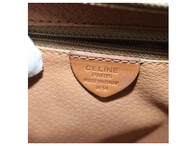 Céline Celine Vintage Macadam Canvas and Leather Braun - Ansicht 6