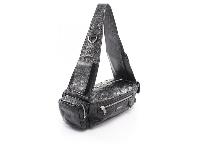 Bolso bandolera Balenciaga Superbusy XS Negro - vista 2