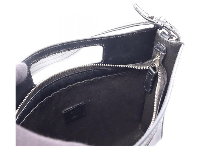 Borsa Shopper Small 2-Way Fendi Nero - vista 5
