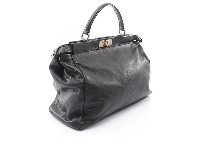 Borsa 2-Way Fendi Peekaboo Large Nero - vista 2