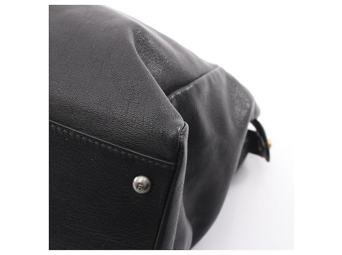 Borsa 2-Way Fendi Peekaboo Large Nero - vista 5