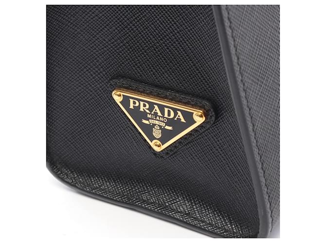 Borsa 2WAY Prada Saffiano Lux Nero - vista 5