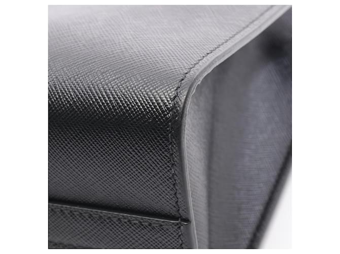 Borsa 2WAY Prada Saffiano Lux Nero - vista 6
