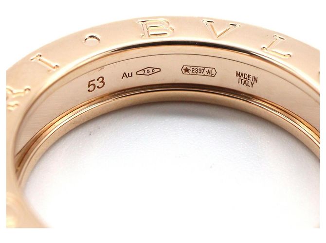 Bulgari Anello Bvlgari B-zero1 in oro rosa D'oro - vista 4