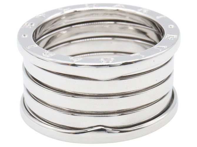 Bulgari Anello Bvlgari B-zero1 4-Band in oro bianco 18K Argento - vista 2