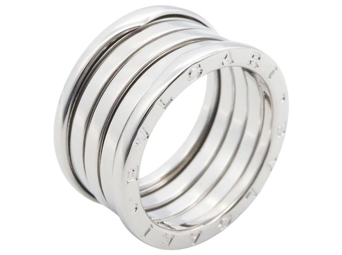 Bulgari Anello Bvlgari B-zero1 4-Band in oro bianco 18K Argento - vista 3