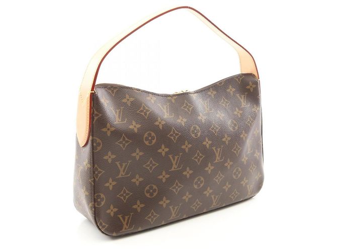Borsa a Spalla Louis Vuitton Slouchy PM Monogram Marrone Monogramma - vista 2