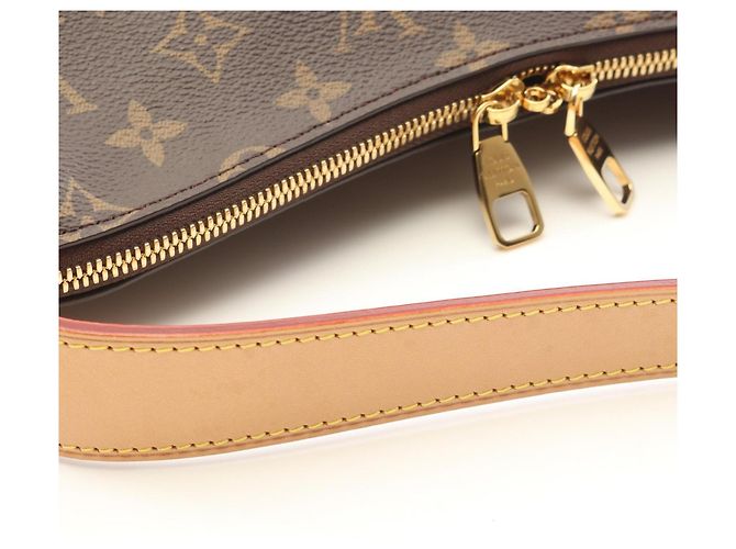 Borsa a Spalla Louis Vuitton Slouchy PM Monogram Marrone Monogramma - vista 6