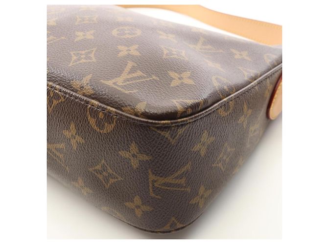 Borsa a Spalla Louis Vuitton Slouchy PM Monogram Marrone Monogramma - vista 8