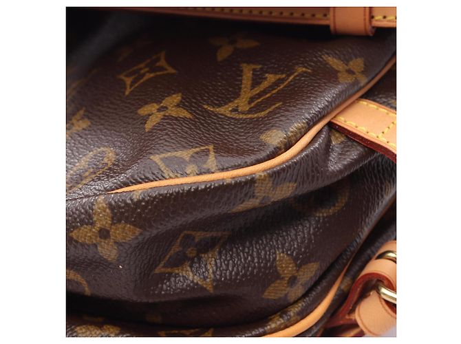 Borsa a tracolla Louis Vuitton Saumur 30 Monogram Marrone Monogramma - vista 9