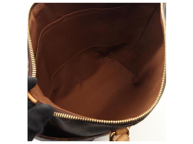 Borsa Tote Louis Vuitton Totally PM Monogram Marrone Monogramma - vista 3