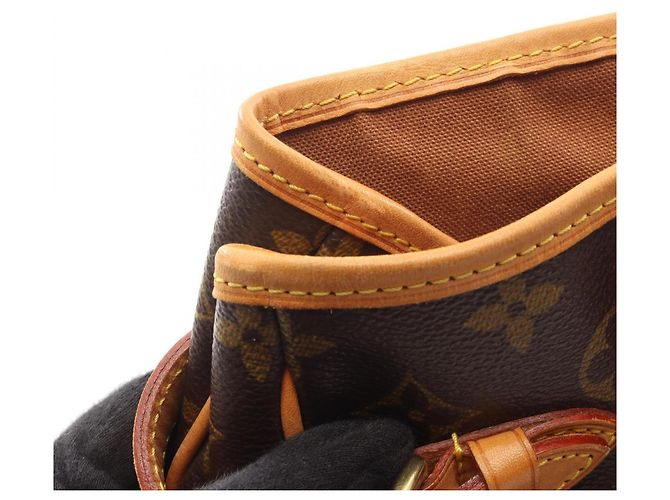 Borsa Louis Vuitton Batignolles Horizontal Marrone Monogramma - vista 11