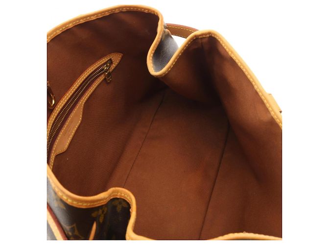 Borsa Louis Vuitton Batignolles Horizontal Marrone Monogramma - vista 3