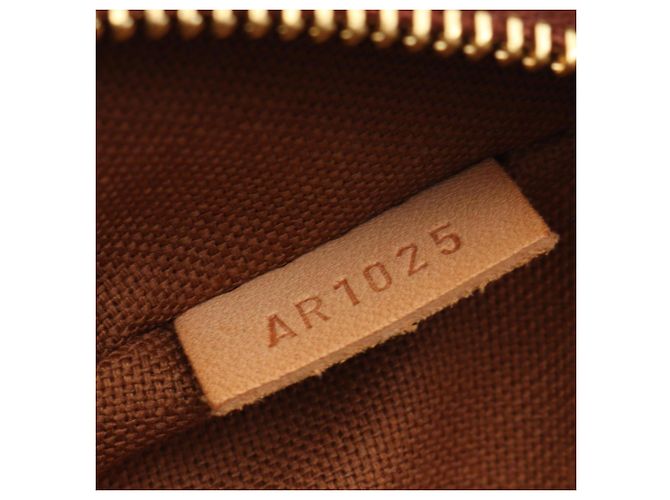 Borsa Louis Vuitton Batignolles Horizontal Marrone Monogramma - vista 5