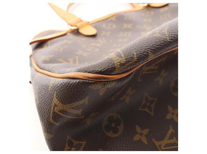 Borsa Louis Vuitton Batignolles Horizontal Marrone Monogramma - vista 9