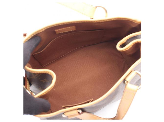 Borsa Louis Vuitton Batignolles Marrone Monogramma - vista 3